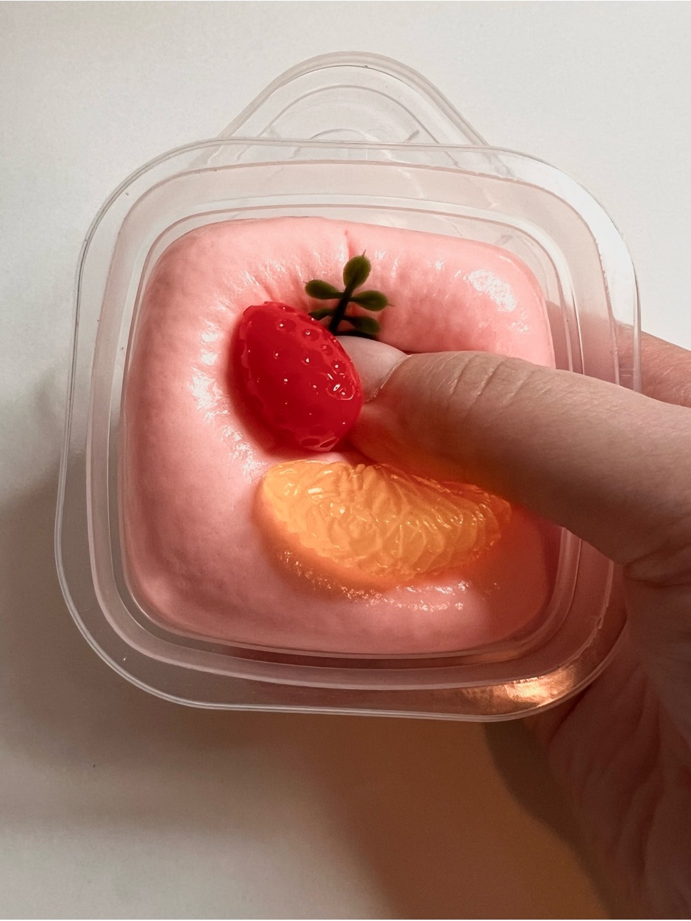 Strawberry Pudding Squishy Toy - Scented